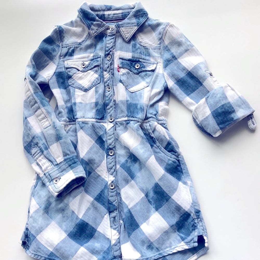 Levi’s Checkered Buttoned Down Dress